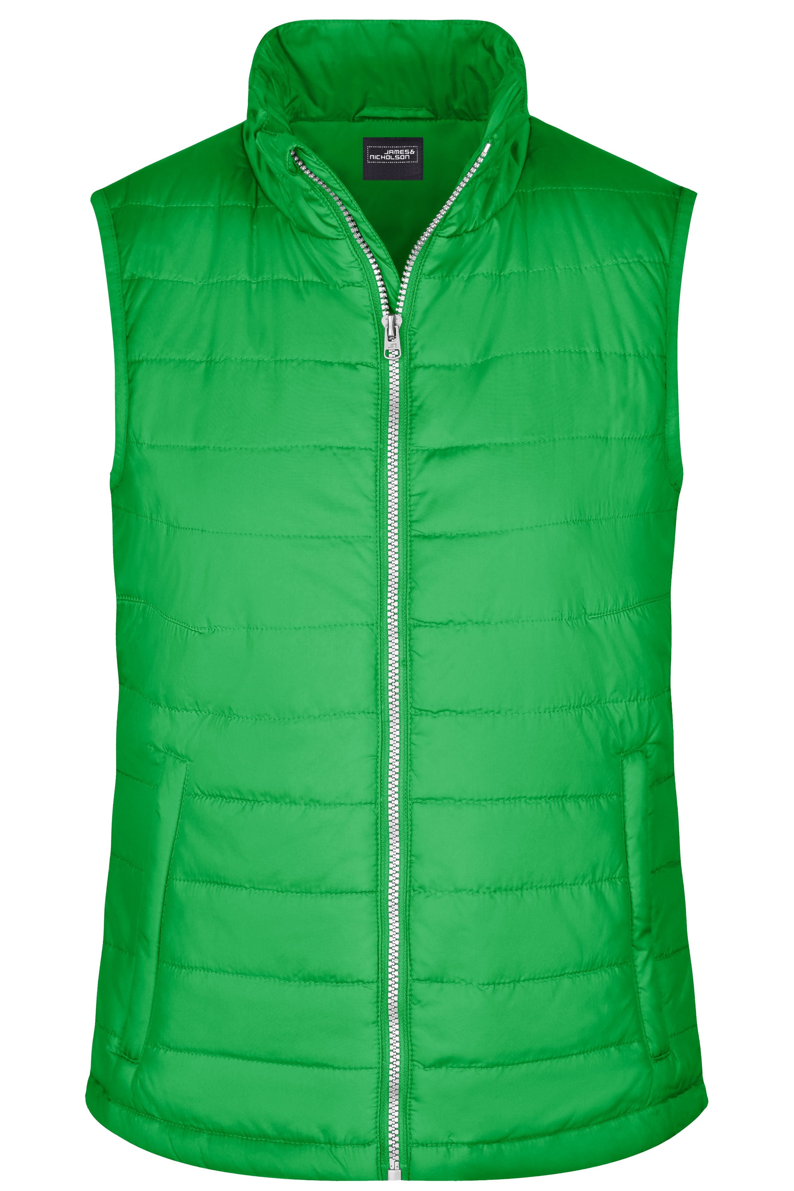 James & Nicholson Damen taillierte Steppweste green