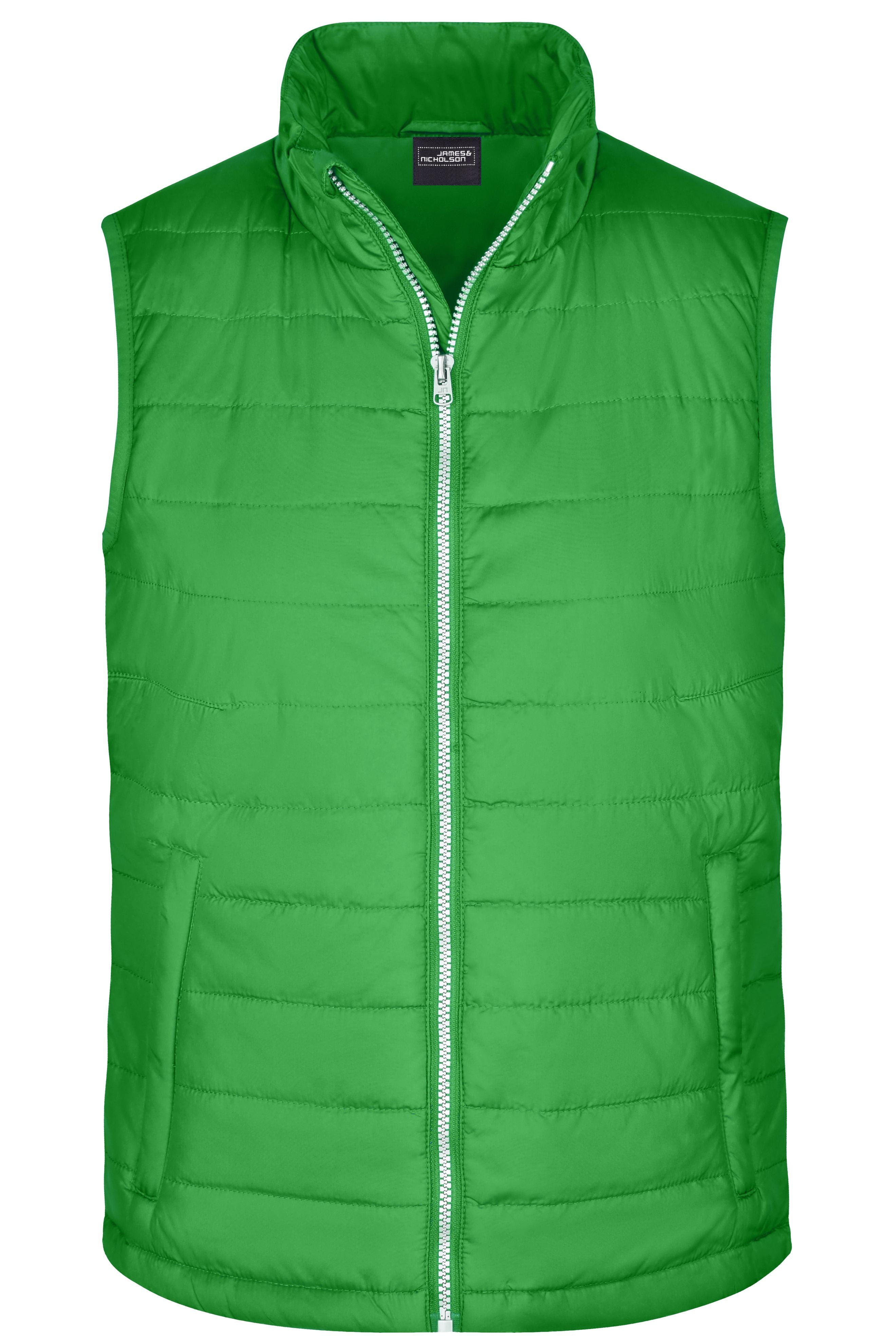 James & Nicholson Herren Steppweste green