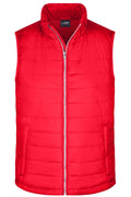 James & Nicholson Herren Steppweste red