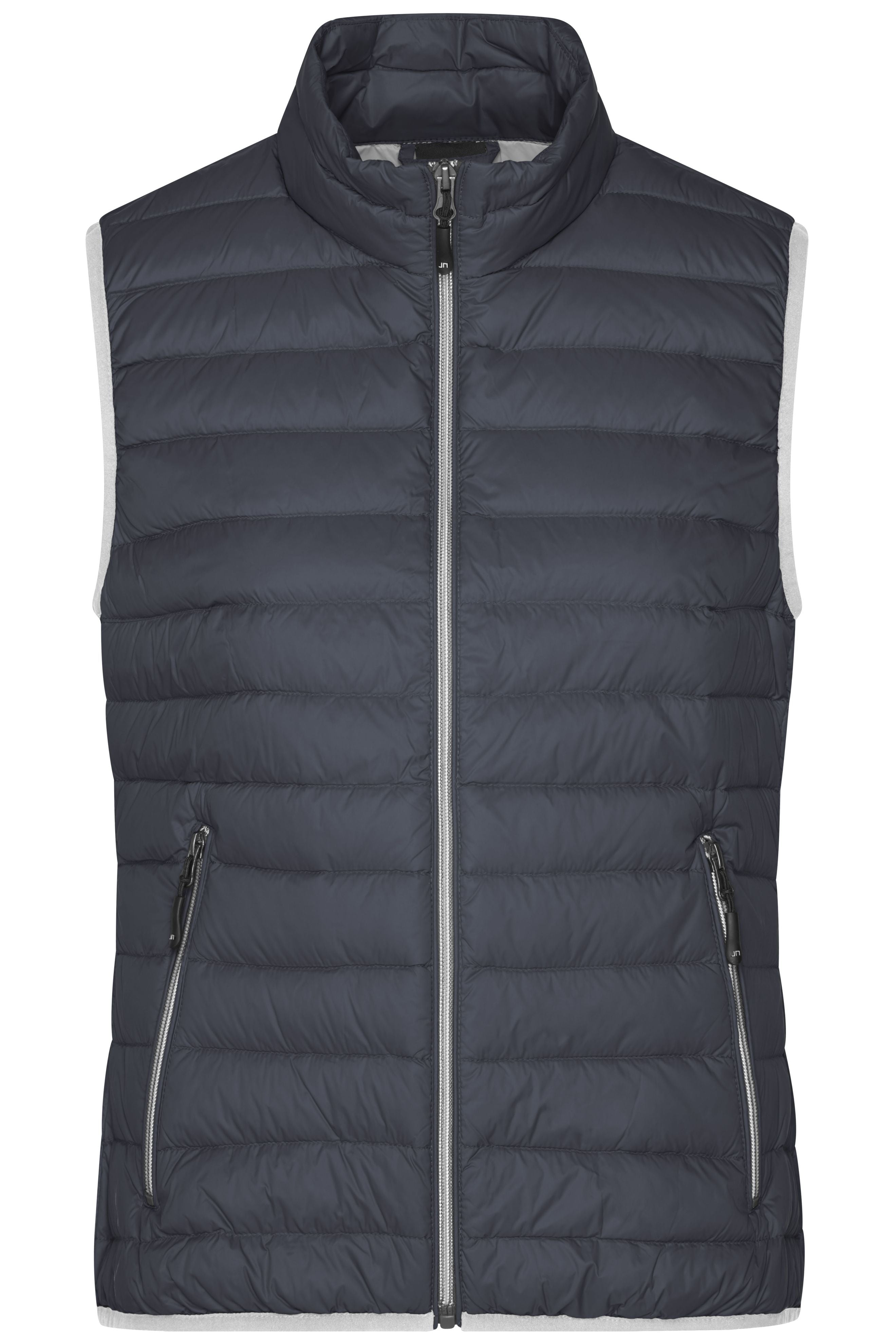 James & Nicholson Damen Daunen Steppweste graphite/silver
