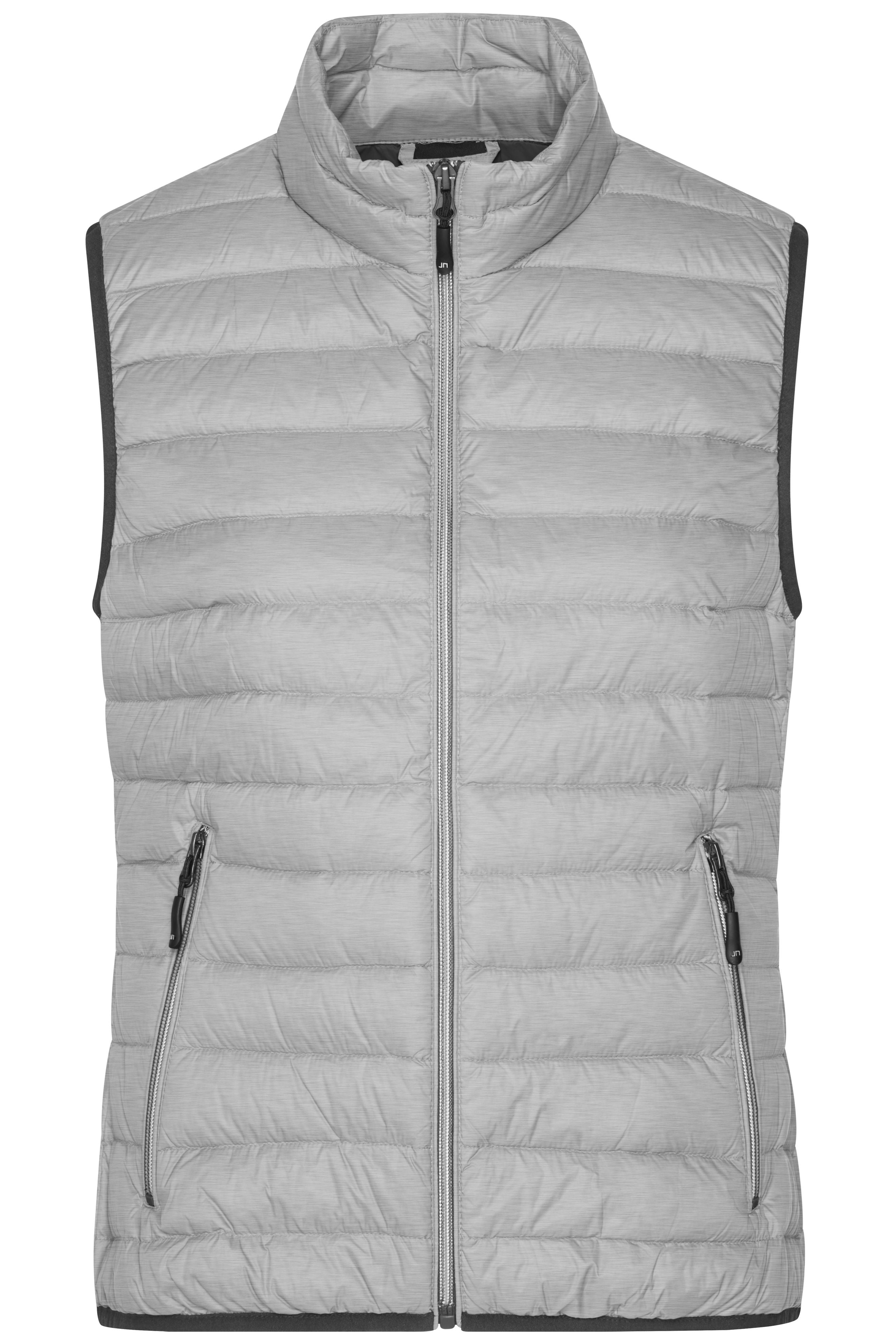 James & Nicholson Damen Daunen Steppweste silver-melange/graphite