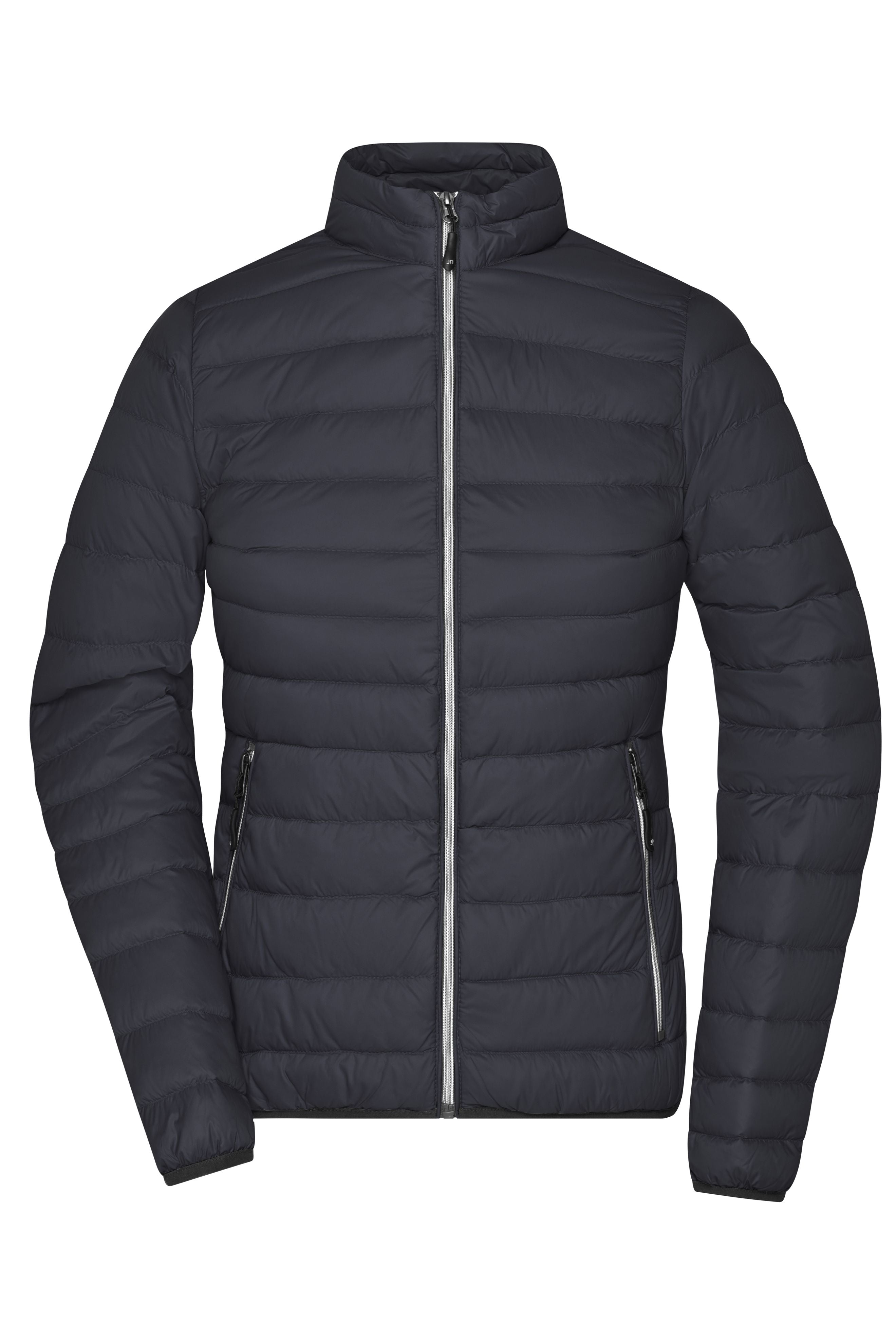 James & Nicholson Damen hochwertige taillierte Daunenjacke graphite/silver