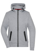James & Nicholson Damen Kapuzen Softshelljacke light-melange