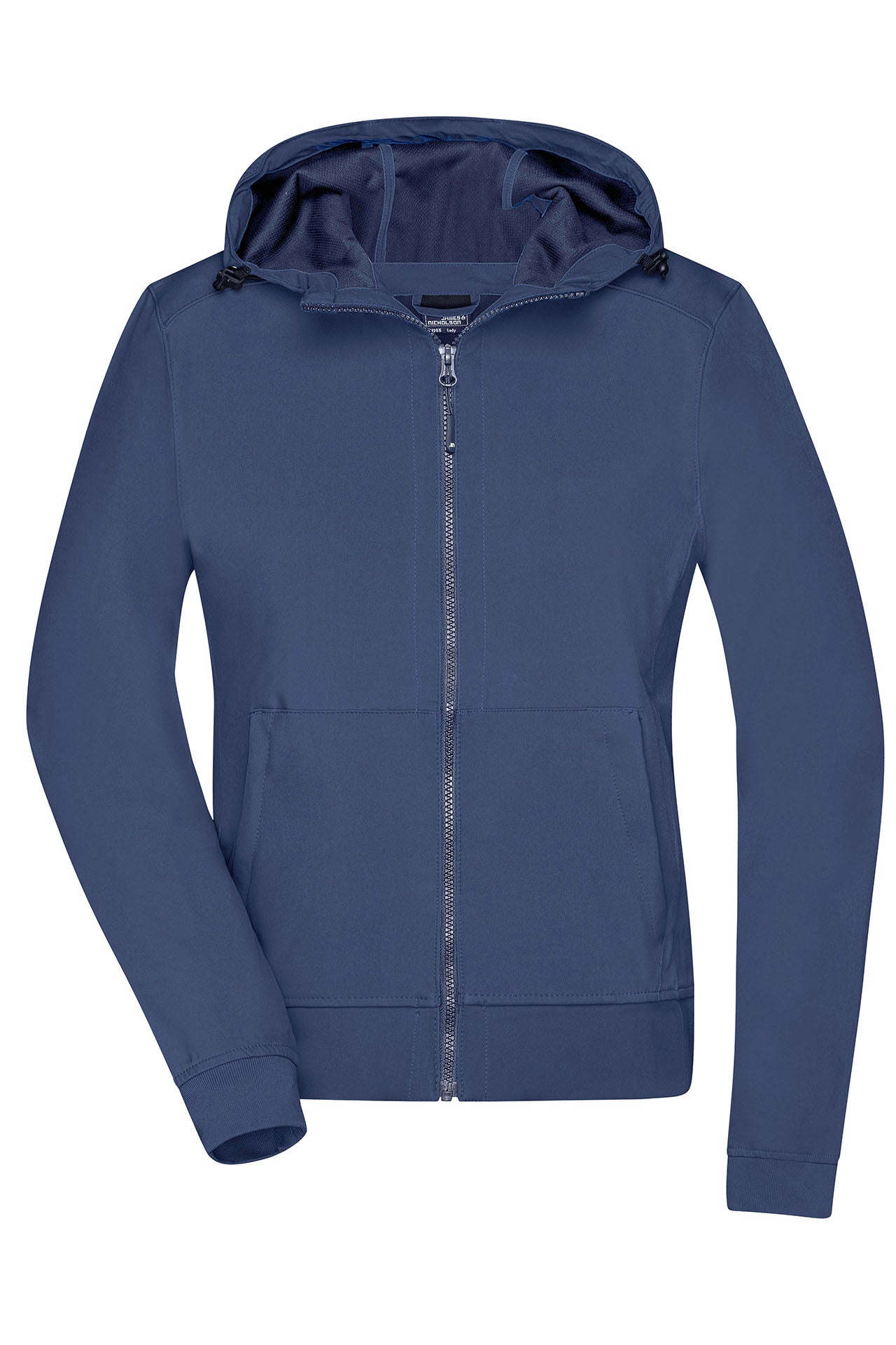 James & Nicholson Damen Kapuzen Softshelljacke navy/navy