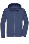 James & Nicholson Herren Kapuzen Softshelljacke navy/navy
