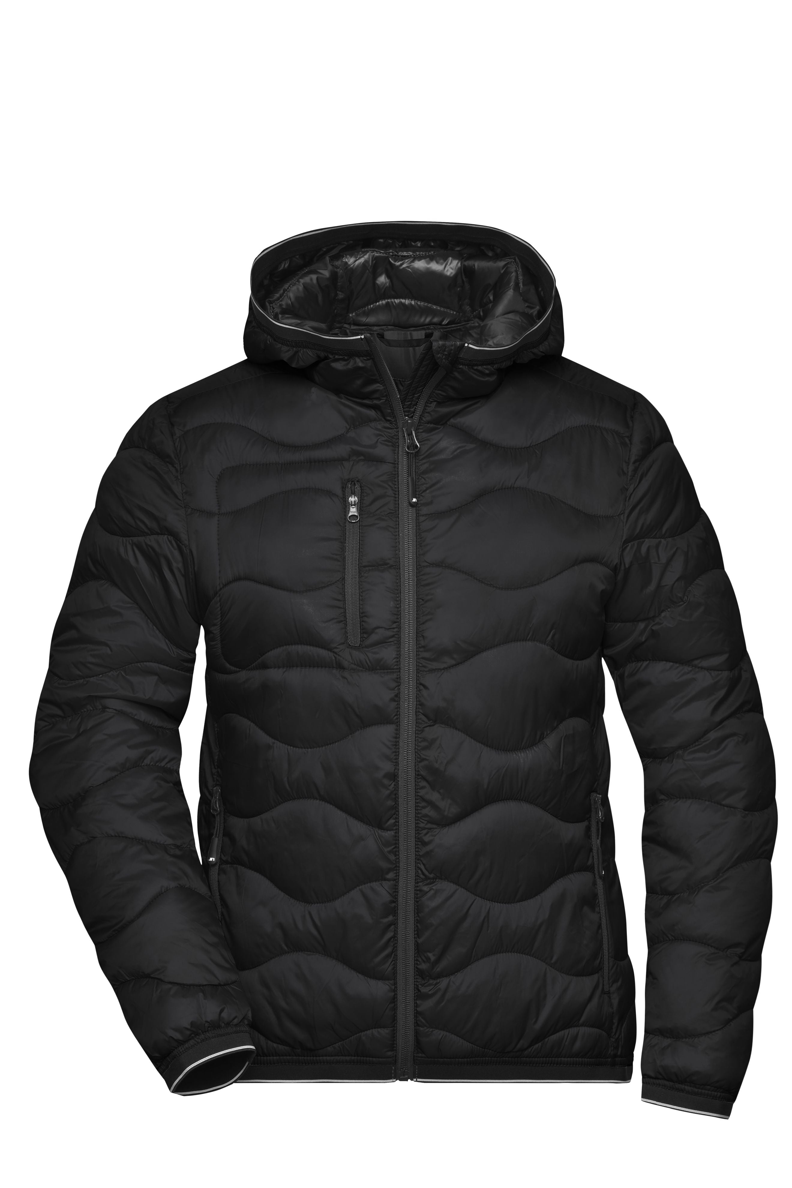 James & Nicholson Damen Steppjacke Sorona black/black