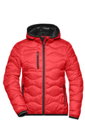 James & Nicholson Damen Steppjacke Sorona red/black