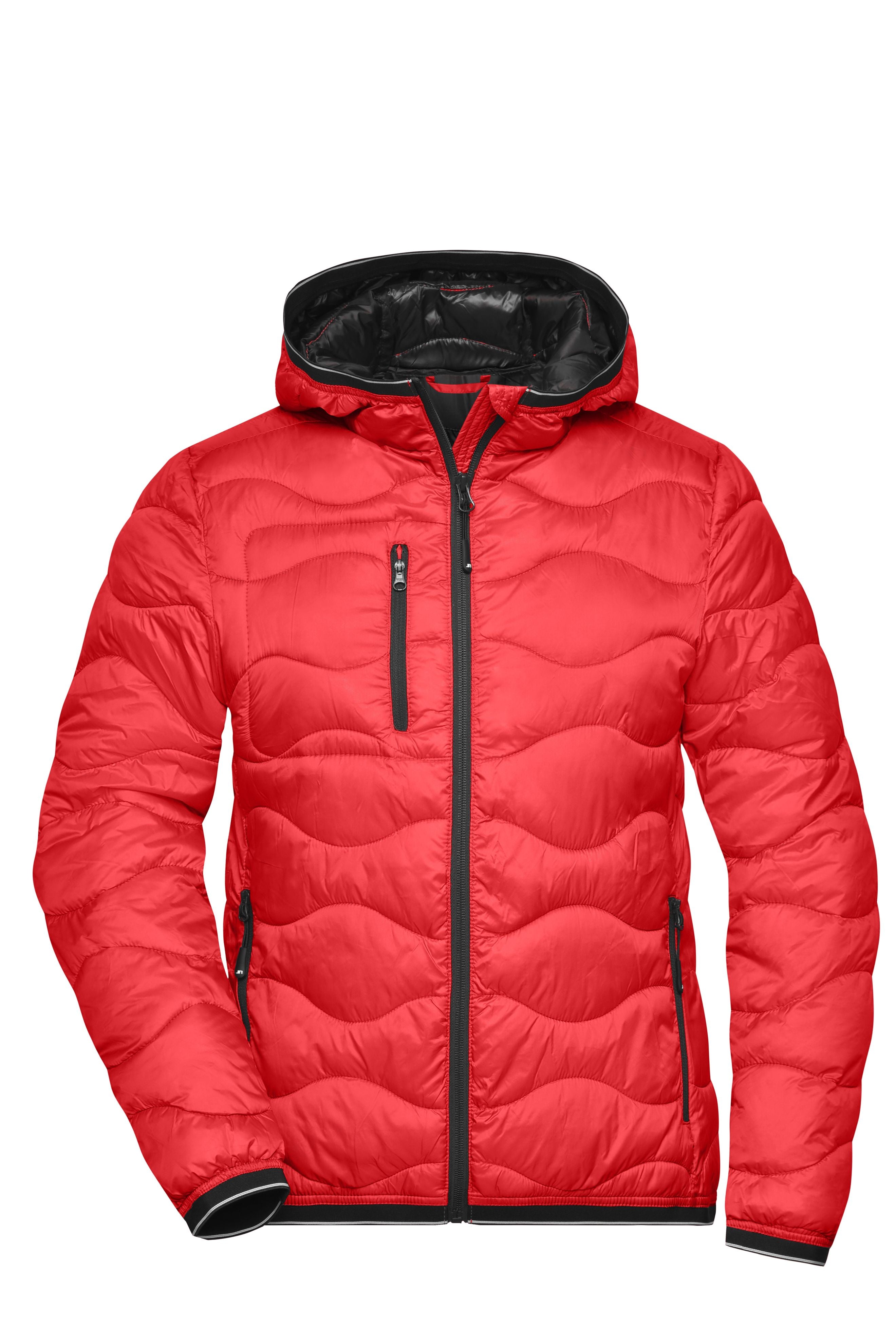 James & Nicholson Damen Steppjacke Sorona red/black