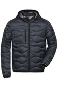 James & Nicholson Herren Steppjacke Sorona graphite/camouflage