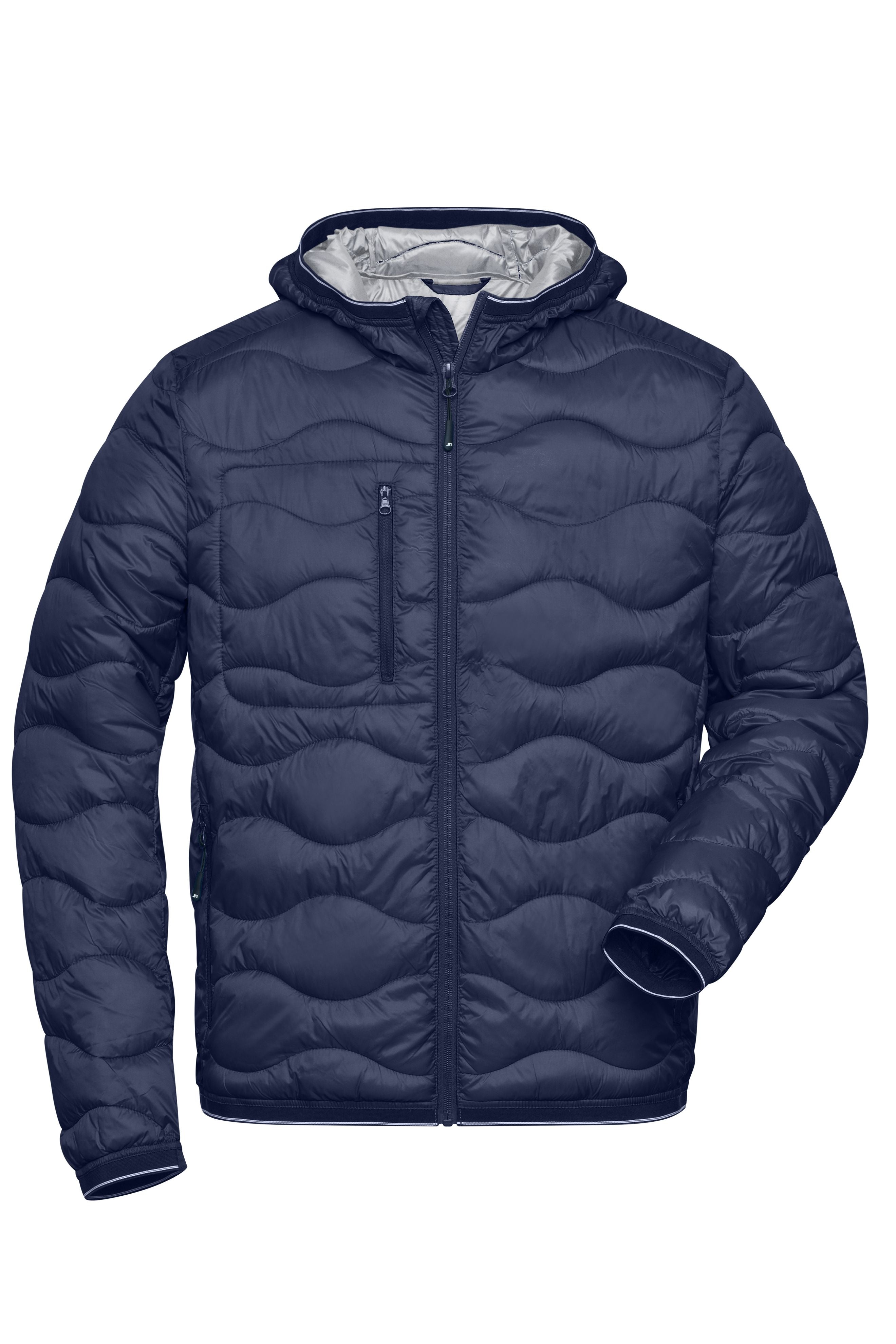 James & Nicholson Herren Steppjacke Sorona navy/silver