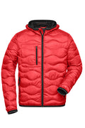 James & Nicholson Herren Steppjacke Sorona red/black