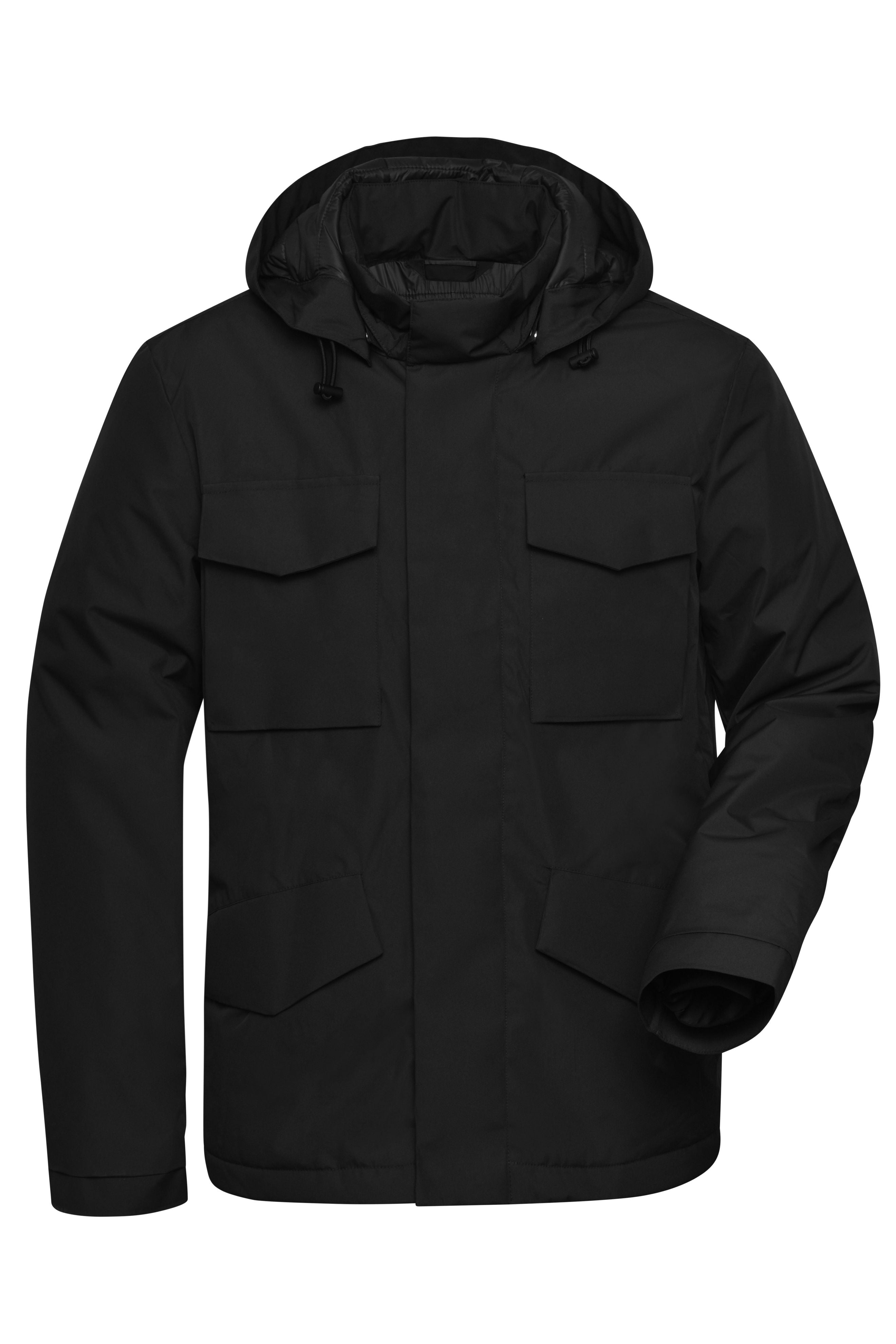 James & Nicholson Herren Business Winterjacke black