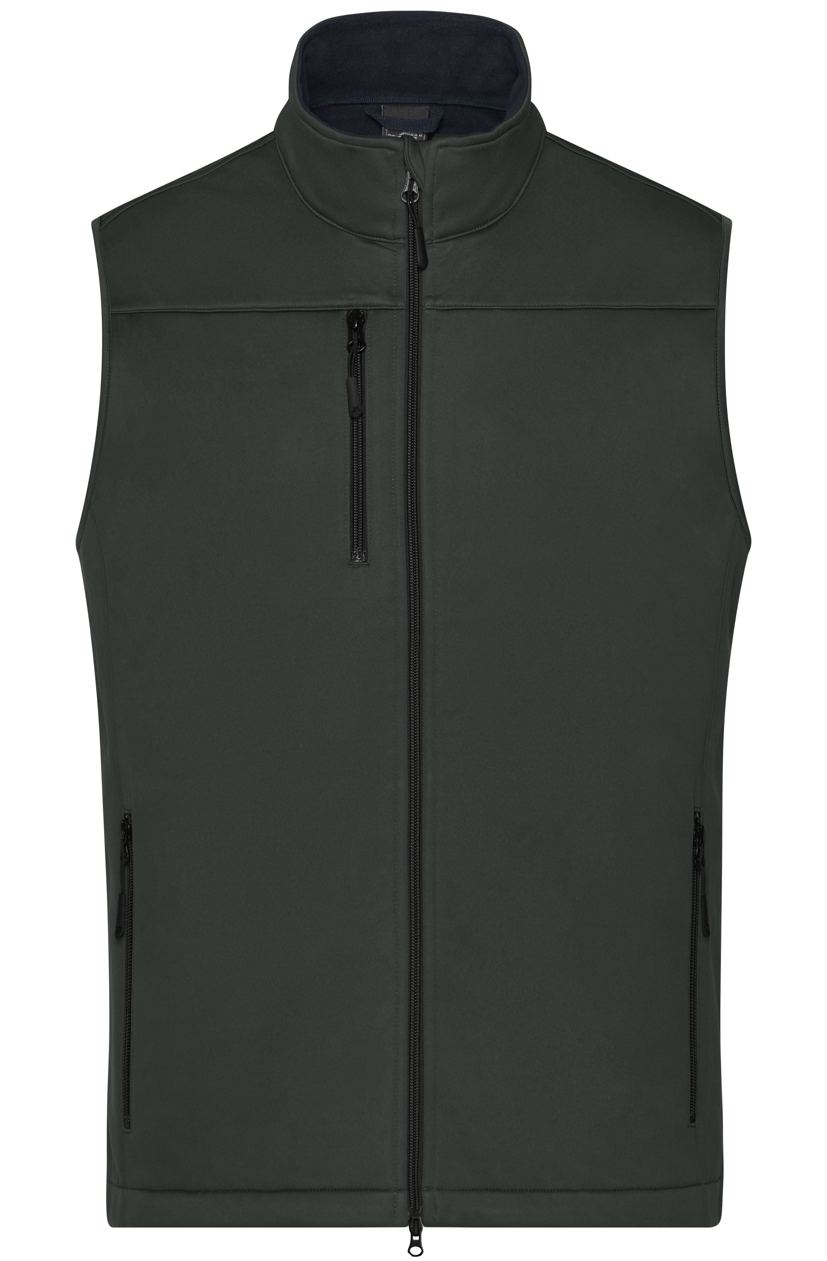 James & Nicholson Herren Softshell Weste Recycled Polyester graphite