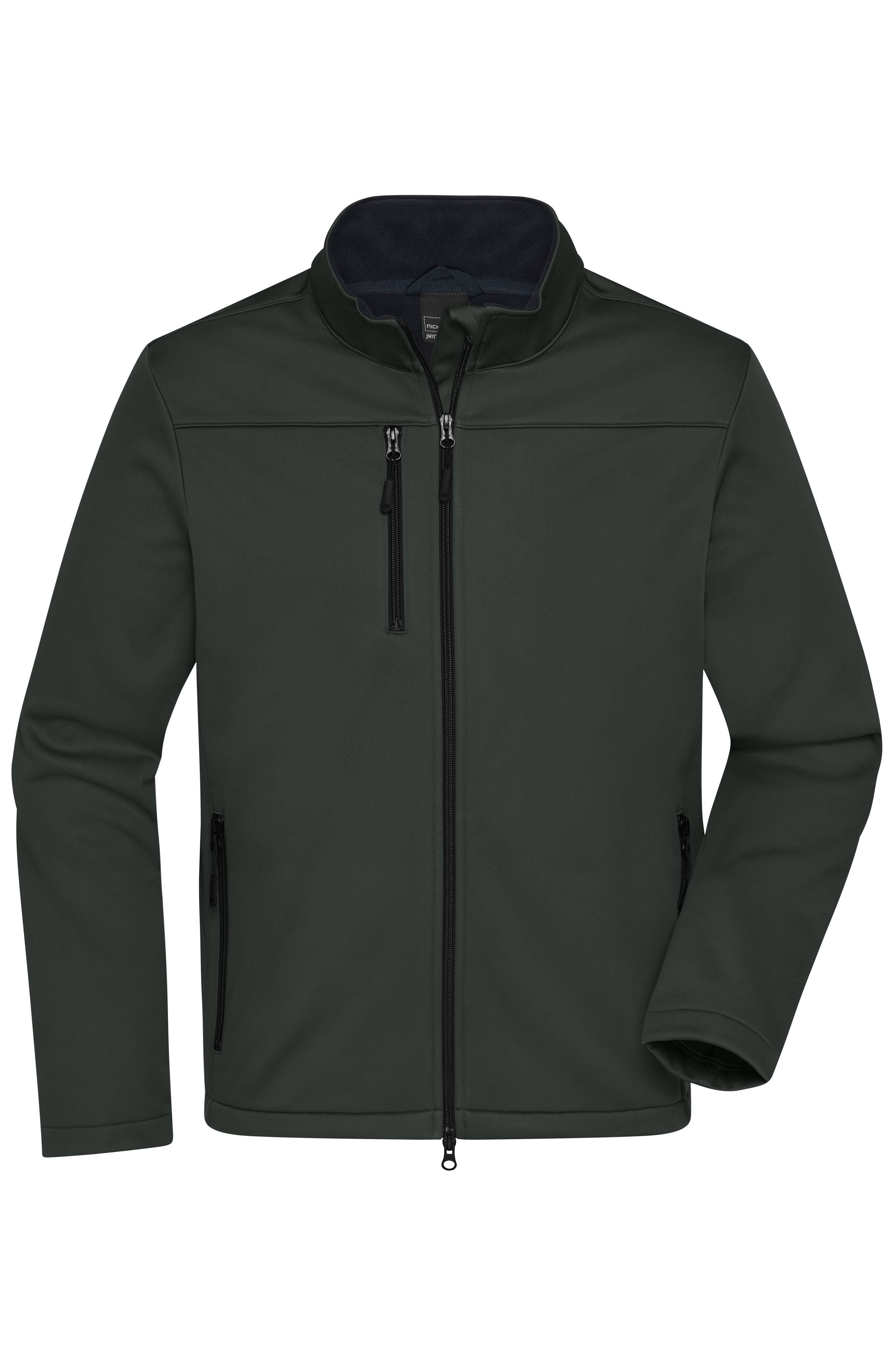 James & Nicholson Herren Softshell Jacke Recycled Polyester graphite