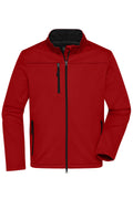 James & Nicholson Herren Softshell Jacke Recycled Polyester red