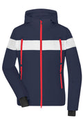 James & Nicholson Sportliche und wasserdichte Damen Winterjacke  navy/white