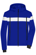 James & Nicholson Sportliche und wasserdichte Herren Winterjacke  electric-blue/white
