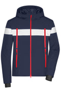 James & Nicholson Sportliche und wasserdichte Herren Winterjacke  navy/white