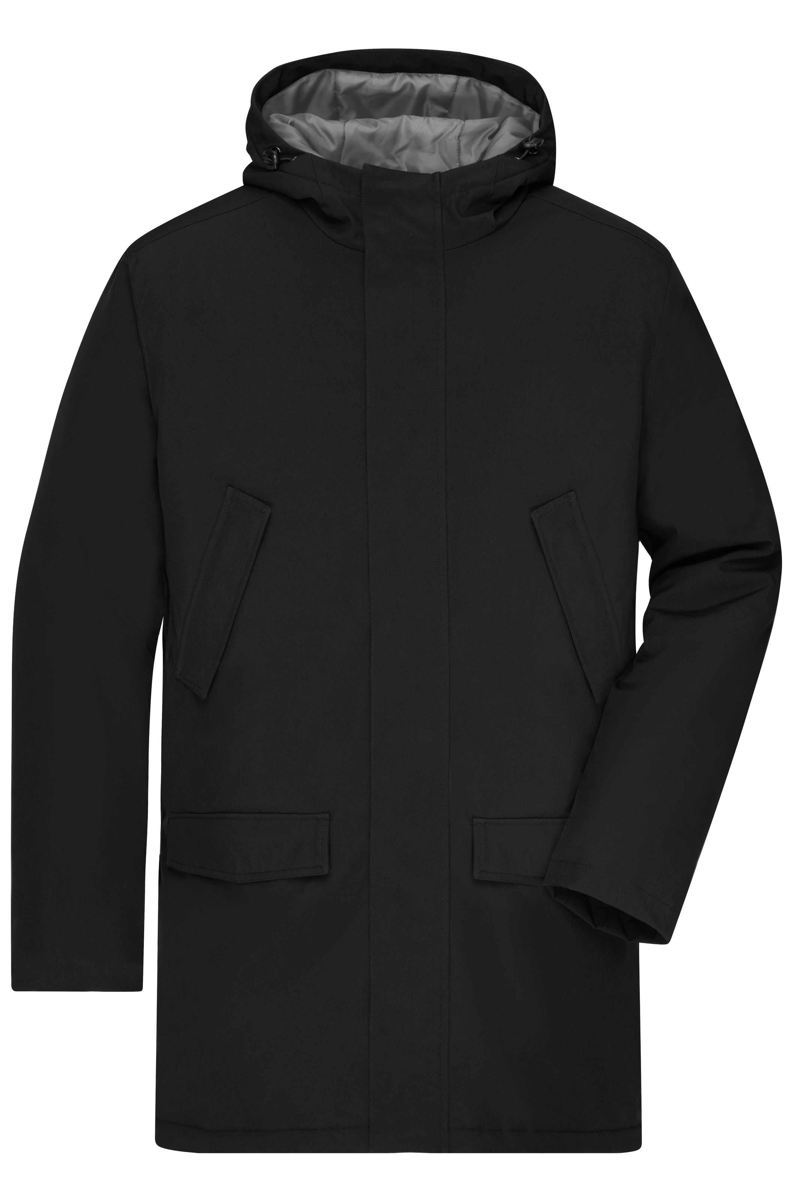 James & Nicholson Wattierter Herren Parka black