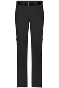 James & Nicholson Damen Zipp-Off Outdoorhose black