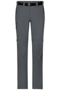 James & Nicholson Damen Zipp-Off Outdoorhose carbon