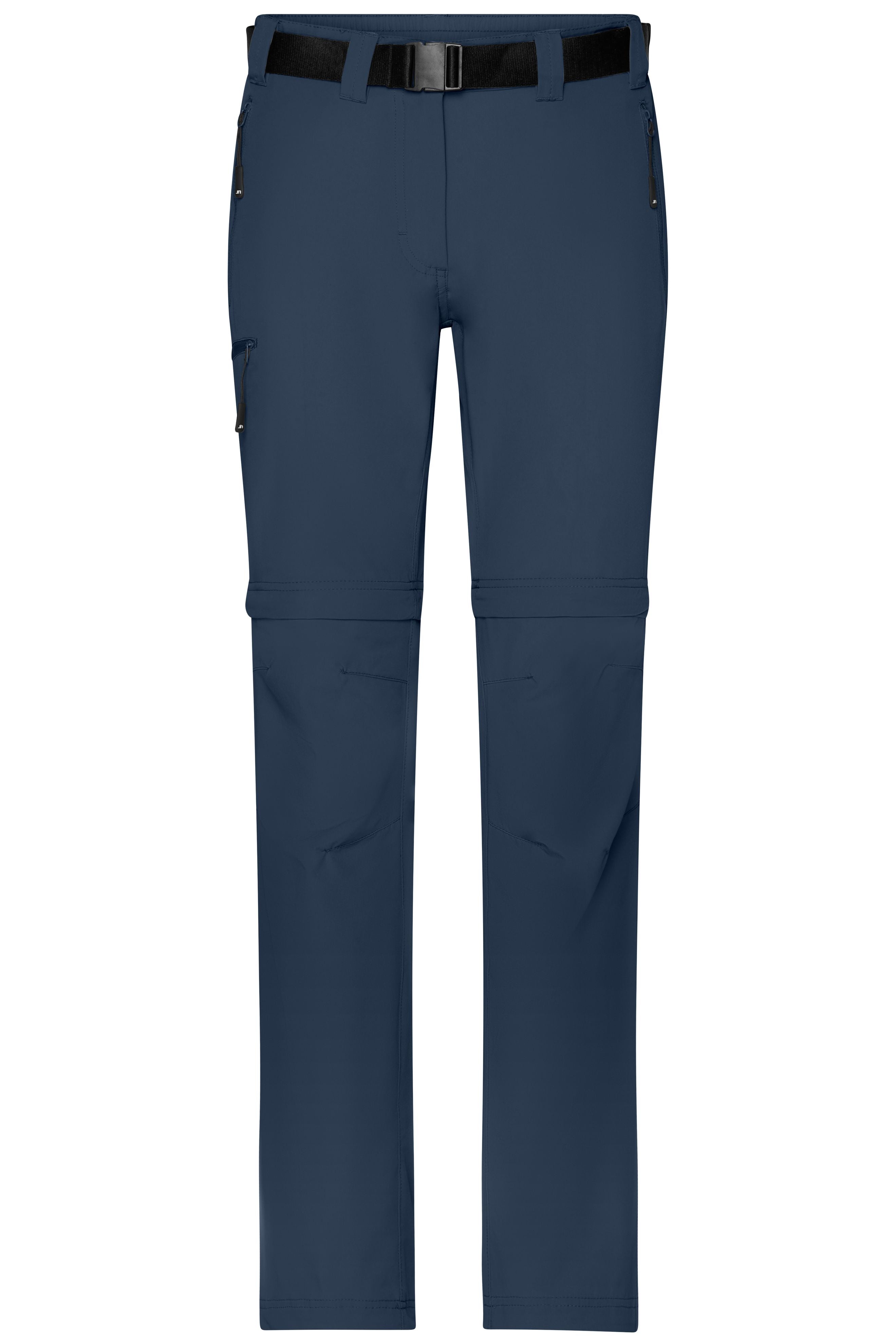 James & Nicholson Damen Zipp-Off Outdoorhose navy