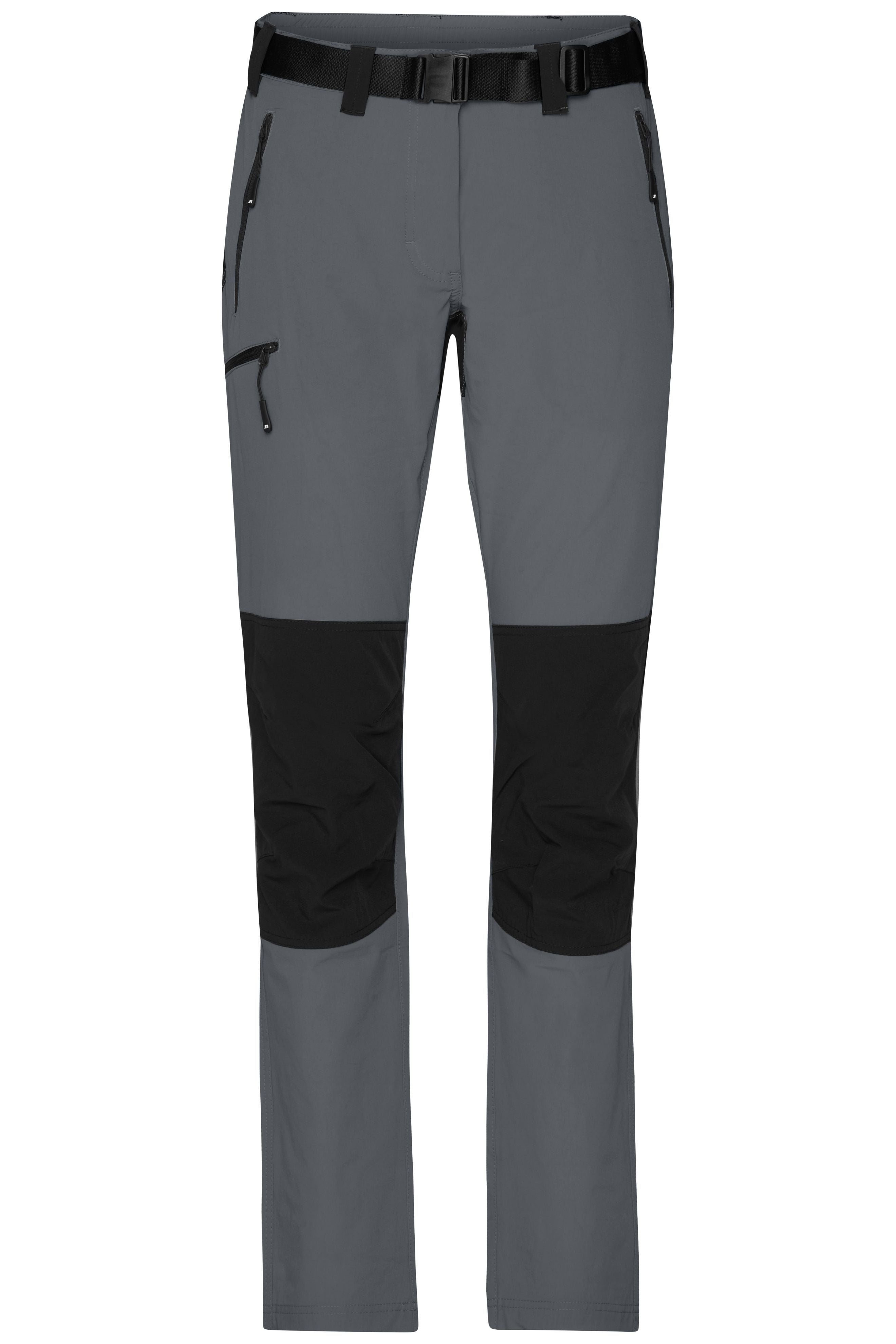 James & Nicholson Damen Multicolor Trekkinghose carbon/black