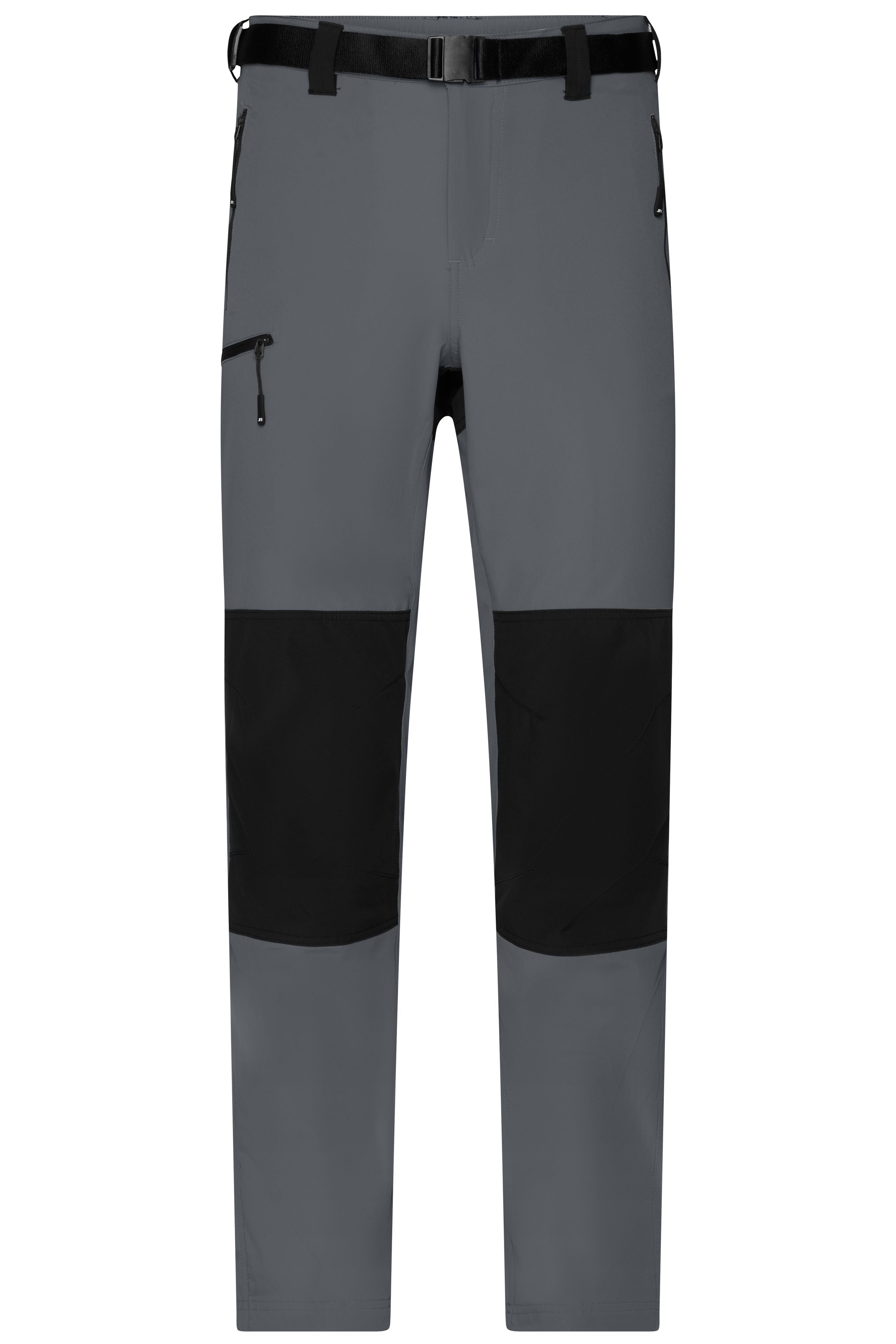 James & Nicholson Herren Multicolor Trekkinghose carbon/black