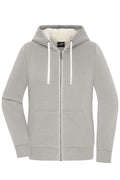 James & Nicholson Ladies' Doubleface Jacket light-melange/nature