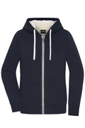 James & Nicholson Ladies' Doubleface Jacket navy/nature