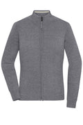 James & Nicholson Sweatjacke grey-heather