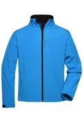James & Nicholson Herren Softshell Jacke aqua