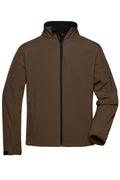 James & Nicholson Herren Softshell Jacke brown