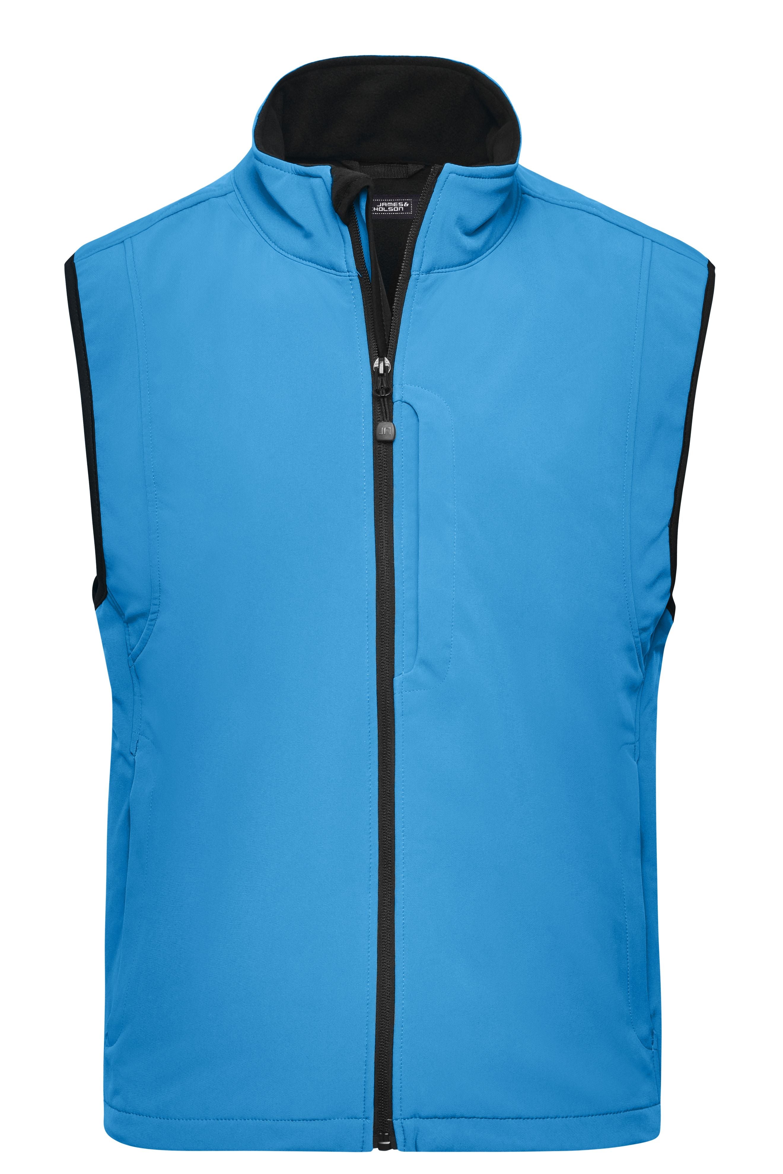 James & Nicholson Herren Softshell Weste aqua