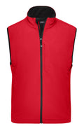 James & Nicholson Herren Softshell Weste red