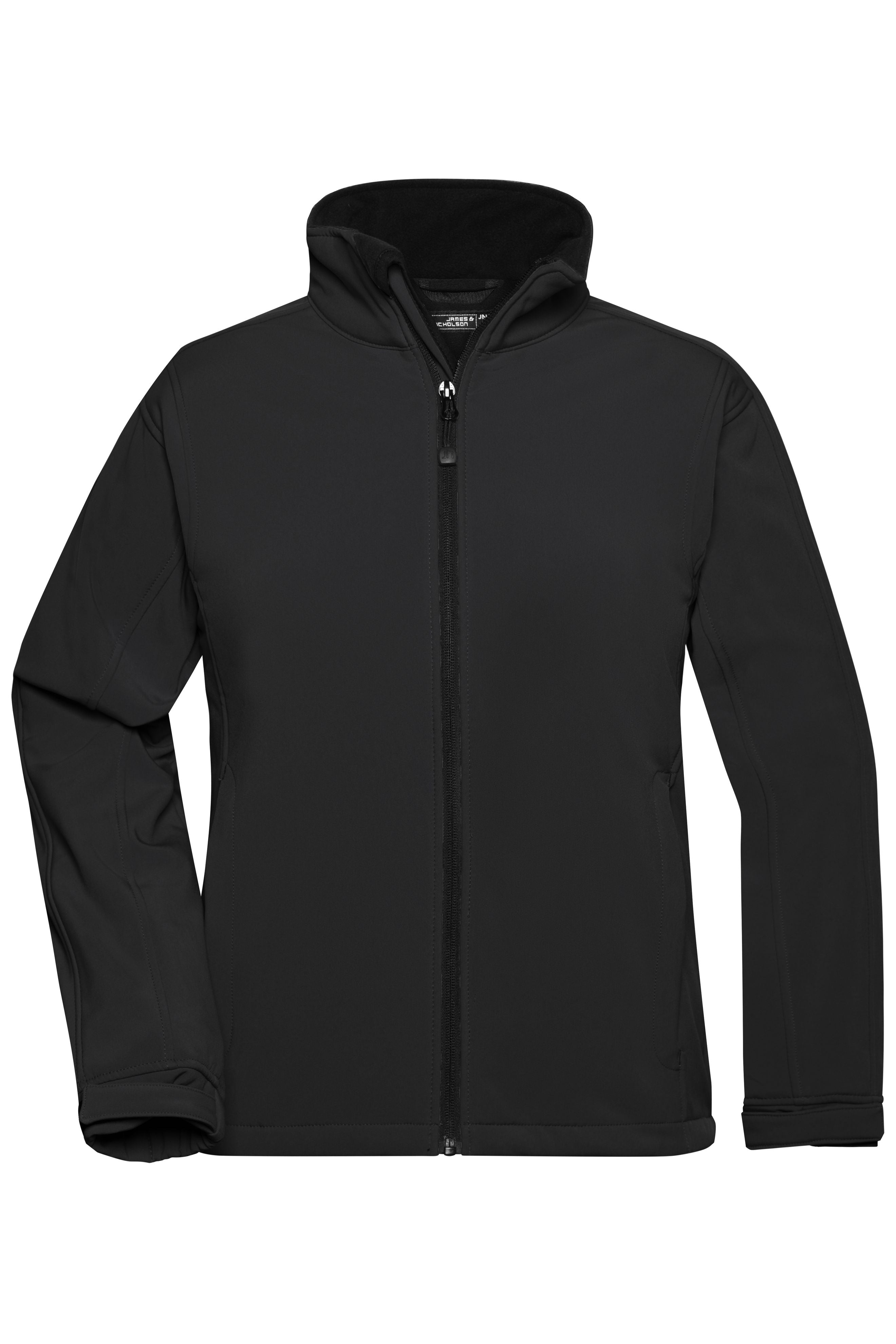 James & Nicholson Damen Softshell Jacke black
