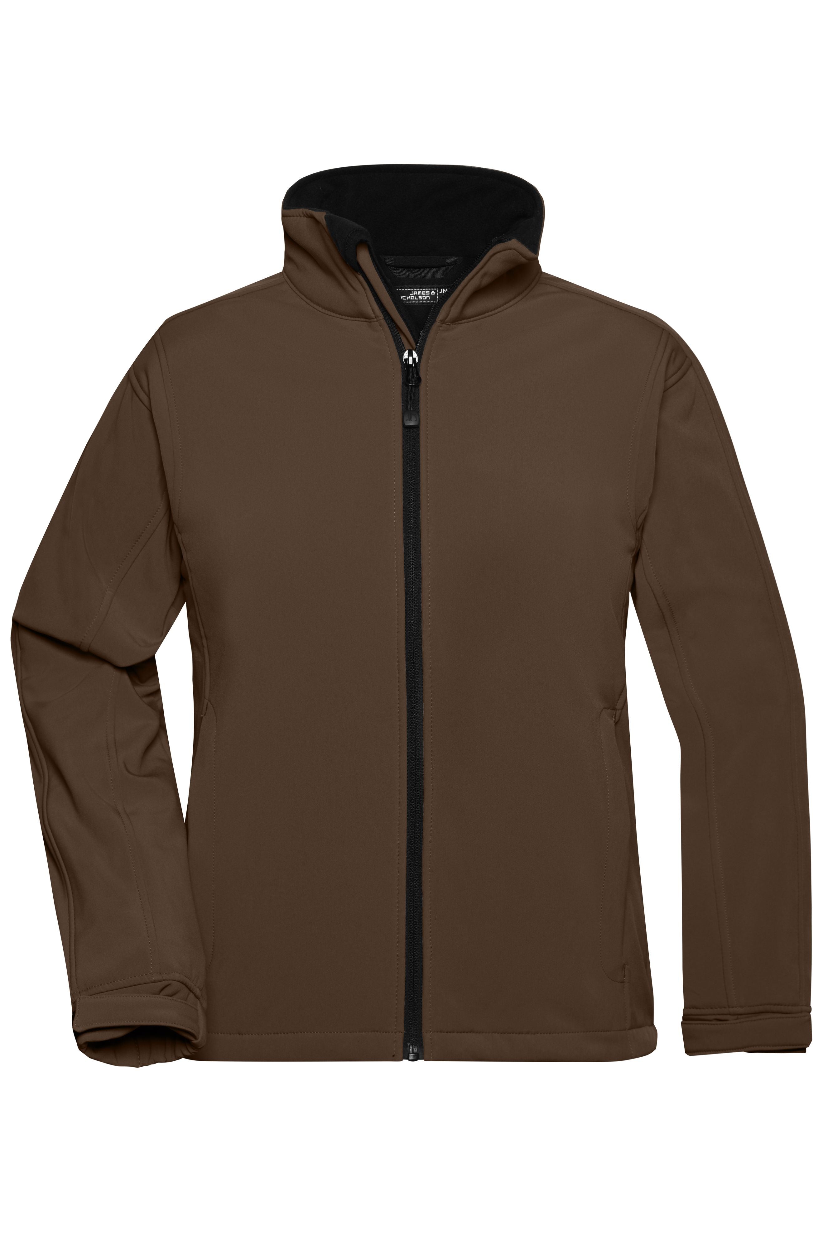 James & Nicholson Damen Softshell Jacke brown