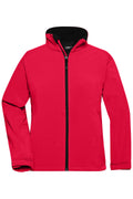 James & Nicholson Damen Softshell Jacke red