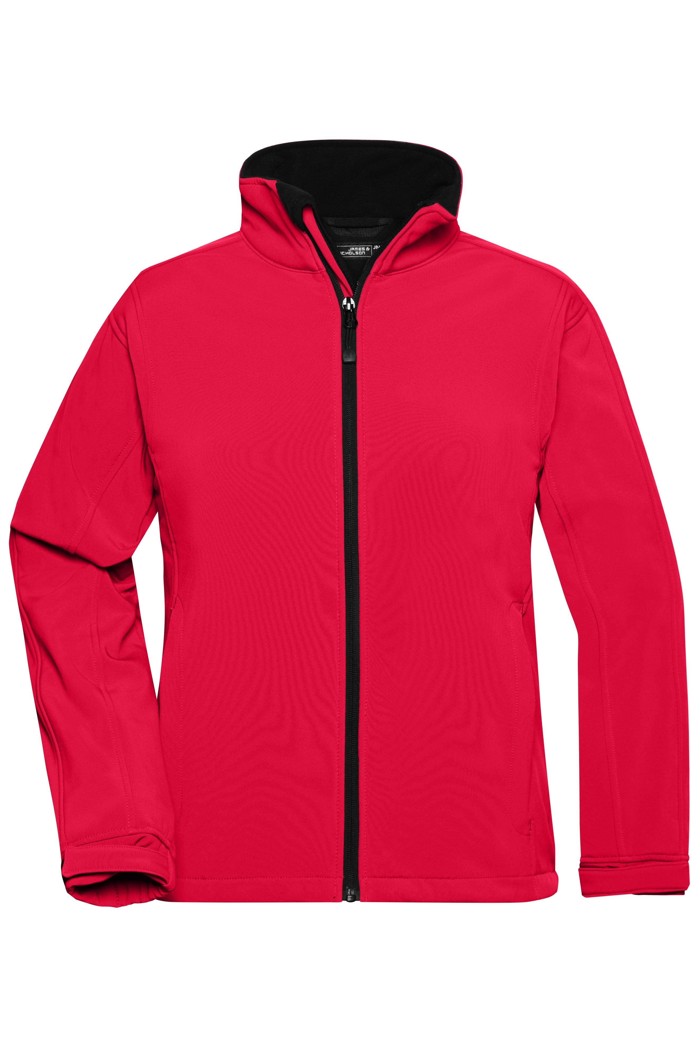 James & Nicholson Damen Softshell Jacke red