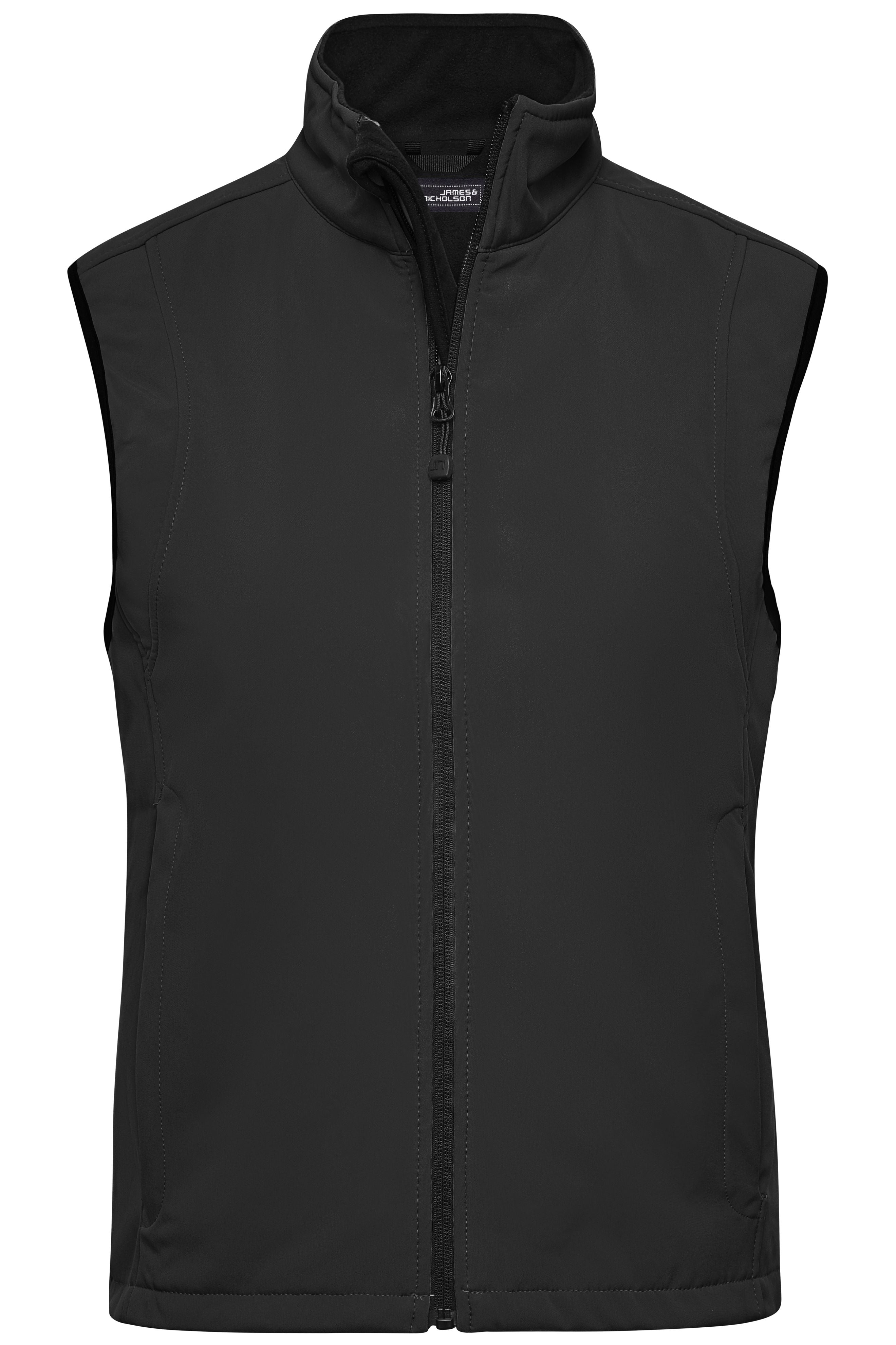James & Nicholson Damen Softshell Weste black