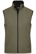 James & Nicholson Damen Softshell Weste olive