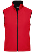 James & Nicholson Damen Softshell Weste red