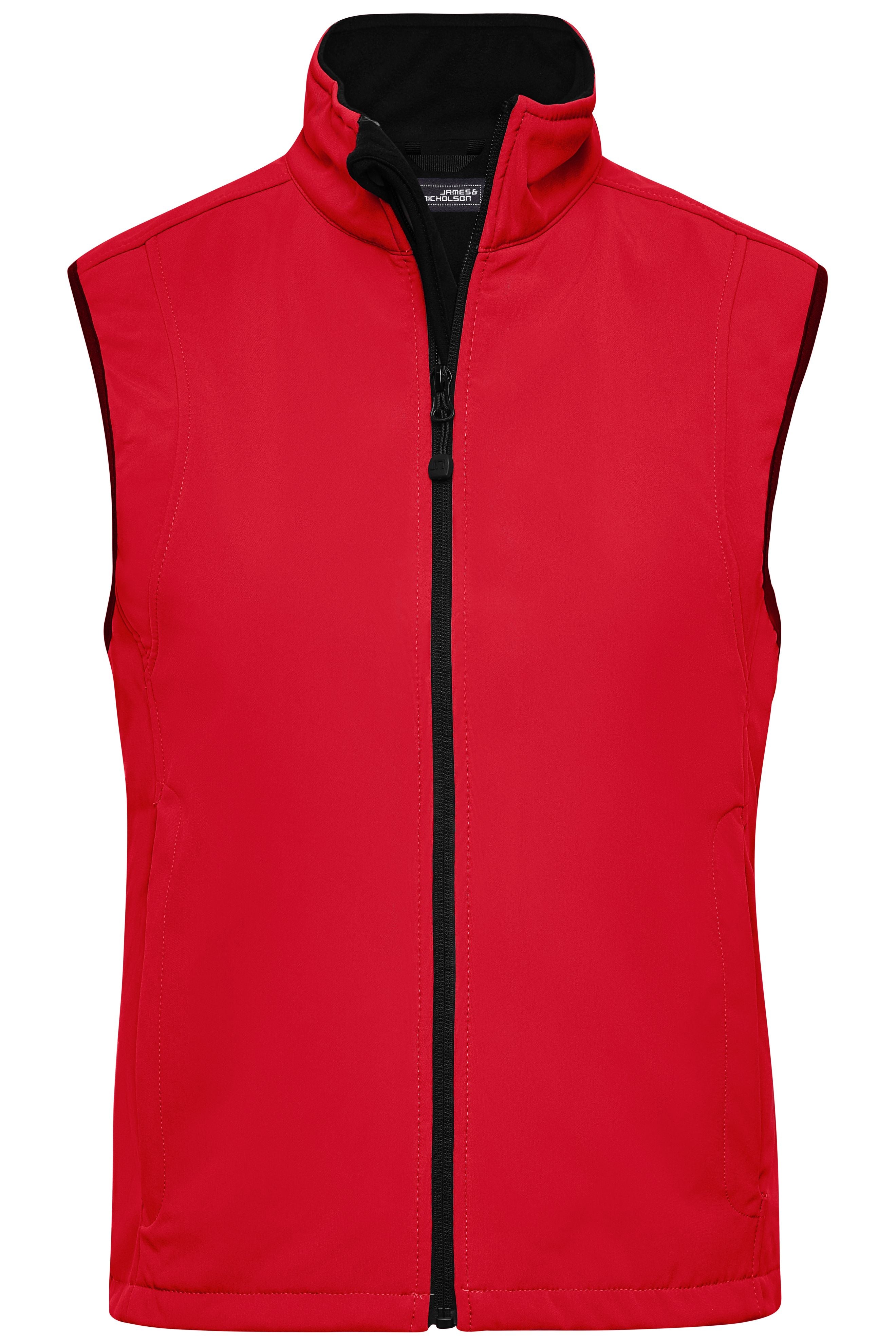 James & Nicholson Damen Softshell Weste red