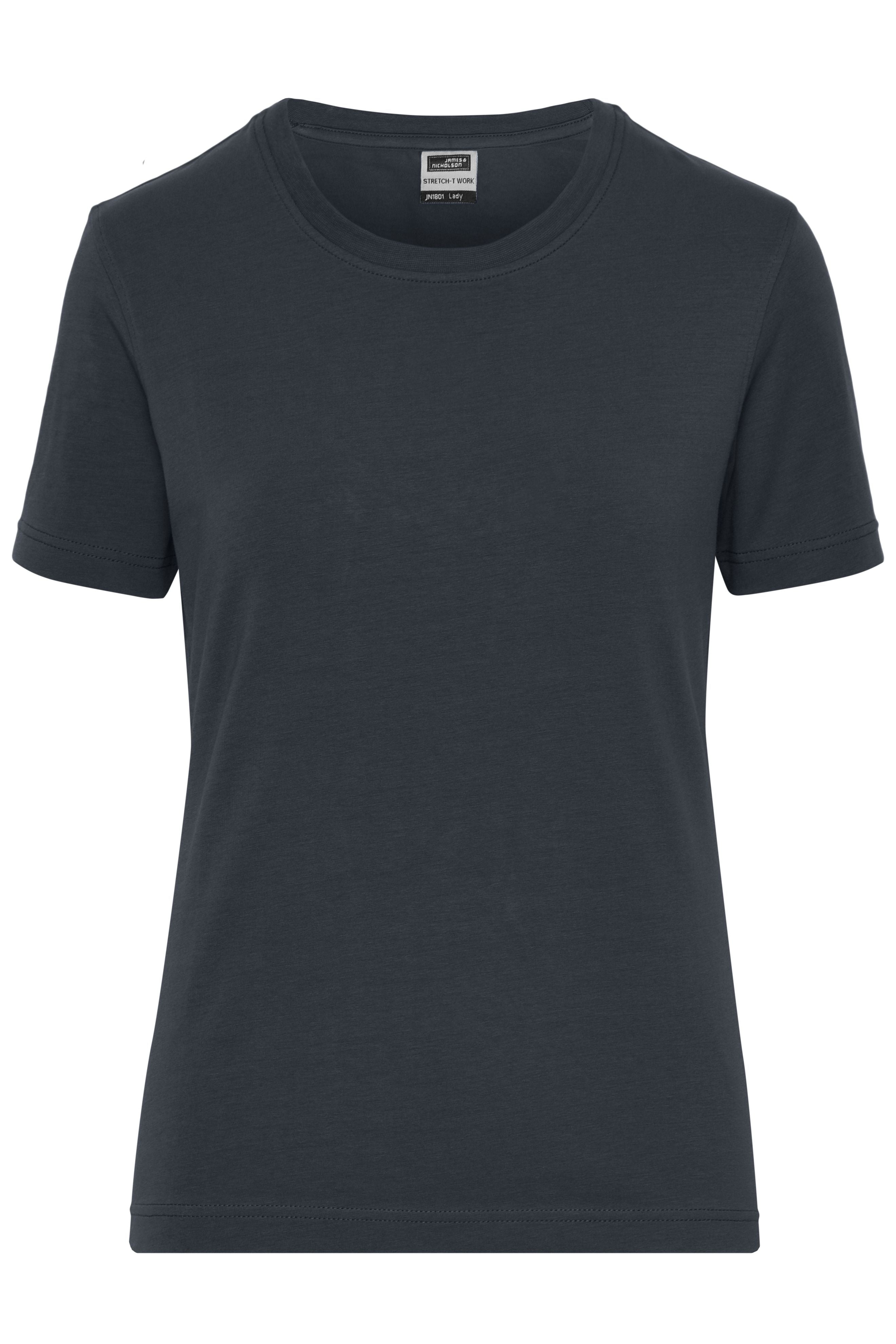 James & Nicholson Damen Workwear Stretch T-Shirt carbon