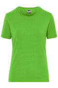 James & Nicholson Damen Workwear Stretch T-Shirt lime-green