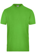 James & Nicholson Herren Workwear Stretch T-Shirt lime-green