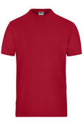 James & Nicholson Herren Workwear Stretch T-Shirt red