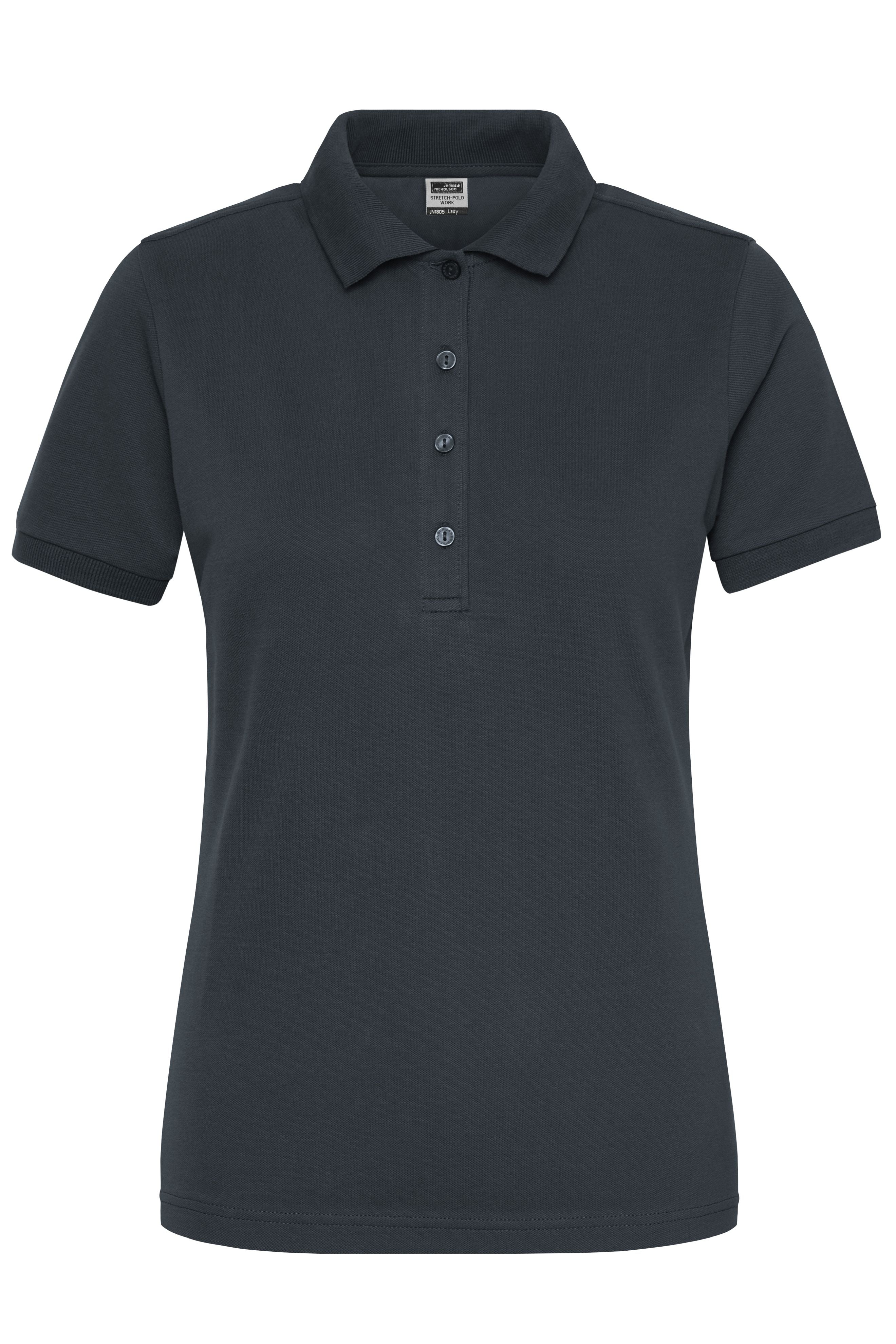 James & Nicholson Damen Bio Workwear Polo Stretch carbon