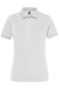 James & Nicholson Damen Bio Workwear Polo Stretch white