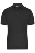 James & Nicholson Herren Bio Workwear Polo Stretch black